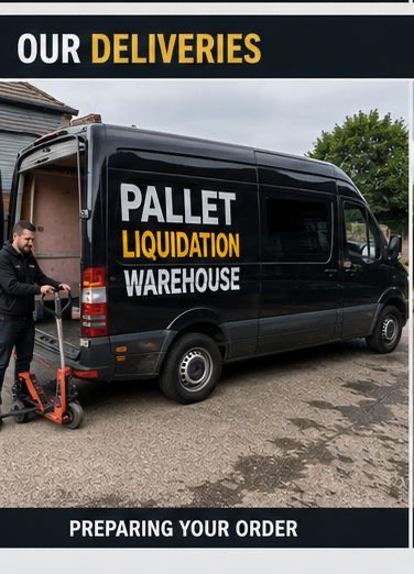 Warehouse van delivery